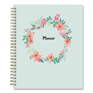 Blue Sky® Laurel Weekly-monthly Planner, Laurel Floral Artwork, 9 X 7, Green-pink-orange Cover, 12-month (jan To Dec): 2022 freeshipping - TVN Wholesale